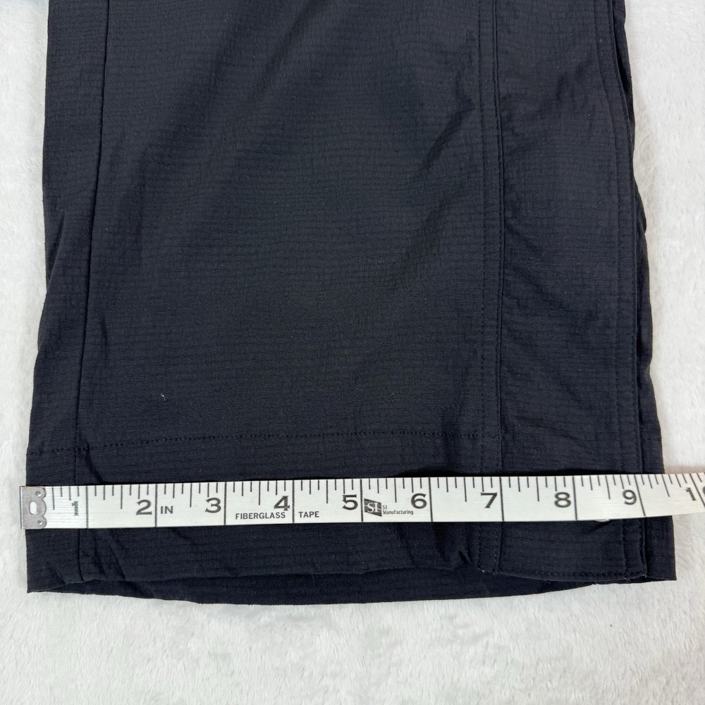 Athleta Trekkie High Rise Parachute Pant Sz 6 Tall Black #533487 Wide Leg Dance - Picture 16 of 16